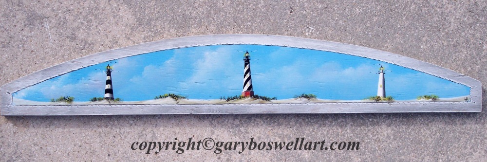 Over the door plaques by Florida artist, Gary Boswell